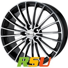Brock B24 schwarz front-poliert 8x18