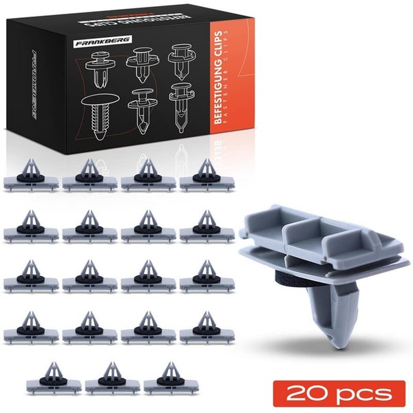Frankberg 20X NYLON-CLIP Grau/Grau StoßFÄNger Passend FüR Dodge Nitro-image