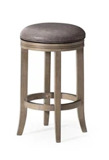 Maven Lane Counter Stool, Reclaimed Oak Finish w/ Ronan Vegan Leather