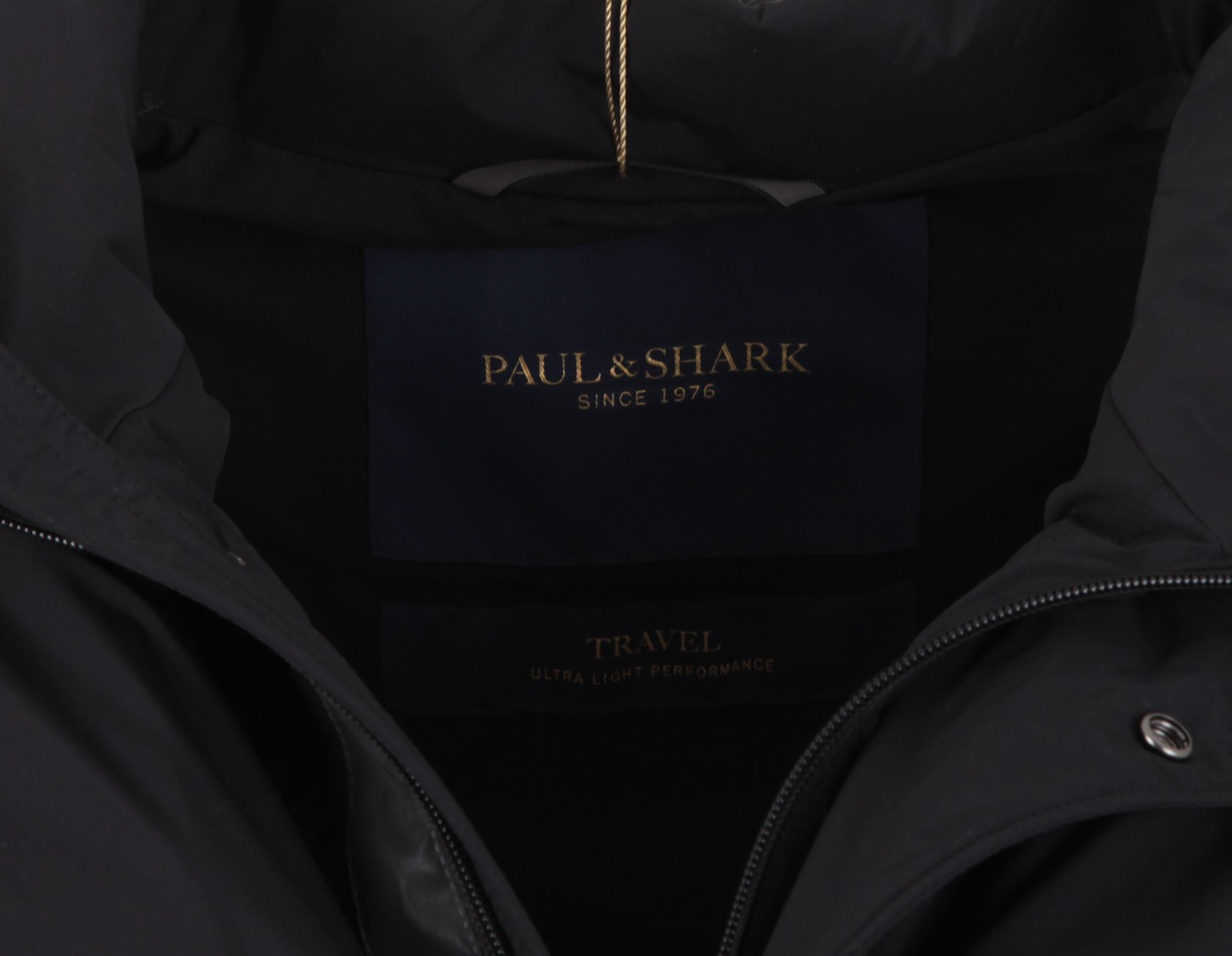 Paul & Shark Yachting Men's Travel Ultra Light Performance Jacket Size 4XL Black image 3
