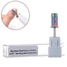 Drill Bits Nail Electric Manicure Machine Stainless Steel Durable Replacement b