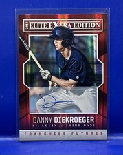 2014 Elite Extra Edition Auto #52 Danny Diekroeger #/799 St Louis Cardinals