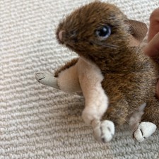 Folkmanis Mini Red Squirrel Finger Puppet Plush Stuffed Animal 4"