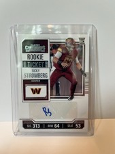 2023 Contenders Football Ricky Stromberg Rookie Ticket Rookie Auto