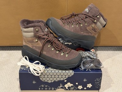 Kith x Columbia Newton Alpine Snow Winter Boots Brown Hawk Red Men s US 13