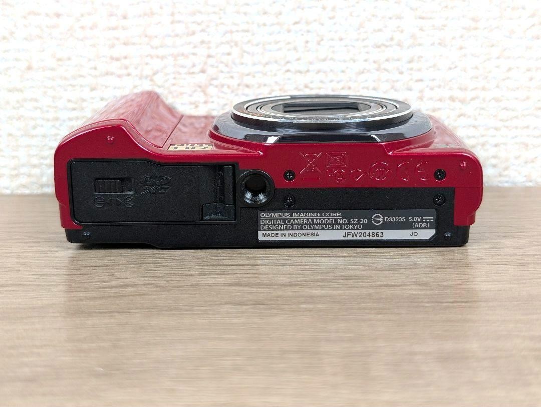 Olympus SZ-20 コンパクトデジタルカメラ レッド OLYMPUS Olympus SZ 20 Red Compact Digital Camera | eBay