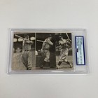 Joe Dimaggio Vince Dimaggio Dom Dimaggio Signed 1970's TCMA Postcard PSA DNA