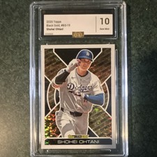 2025 Topps Update Series Black Gold BG-19 Shohei Ohtani Los Angeles Dodgers