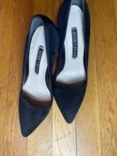 Alice  Olivia Black Suade Heels