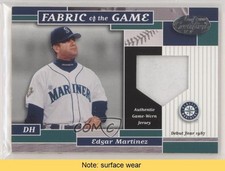 2002 Leaf Certified Silver Die-Cut Debut Year 70/87 Edgar Martinez HOF READ 0u1