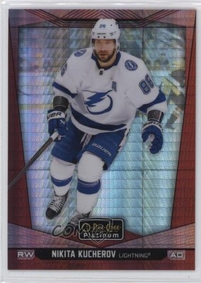 2024-25 O-Pee-Chee Platinum Red Prism 25/199 Nikita Kucherov #188 0l8l