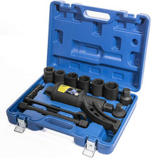 8pc Heavy Duty Torque Multiplier Lug Nut Wrench 24-38mm Truck RV Case