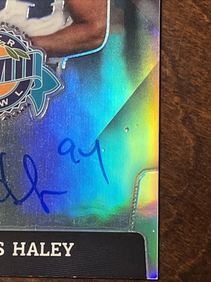 Panini Charles Haley Silver Prizm Super Bowl 2022 autógrafo automático #CH Foto 2 de 4