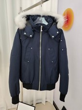 Winter Classic Warmth Moose Knuckles Scissors Down Jacket Rivet Hoodie Coat // 