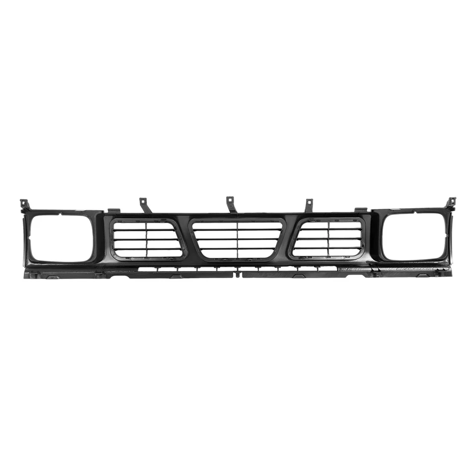 Fits 1993-1997 Nissan D21/Pickup Hardbody Painted Dark Grilles Replacement - Image 4 of 4