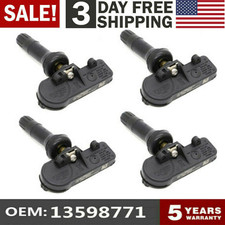Set Of 4pcs Tpms For Chevy Gmc Tire Air Pressure Monitoring Sensors 13586335