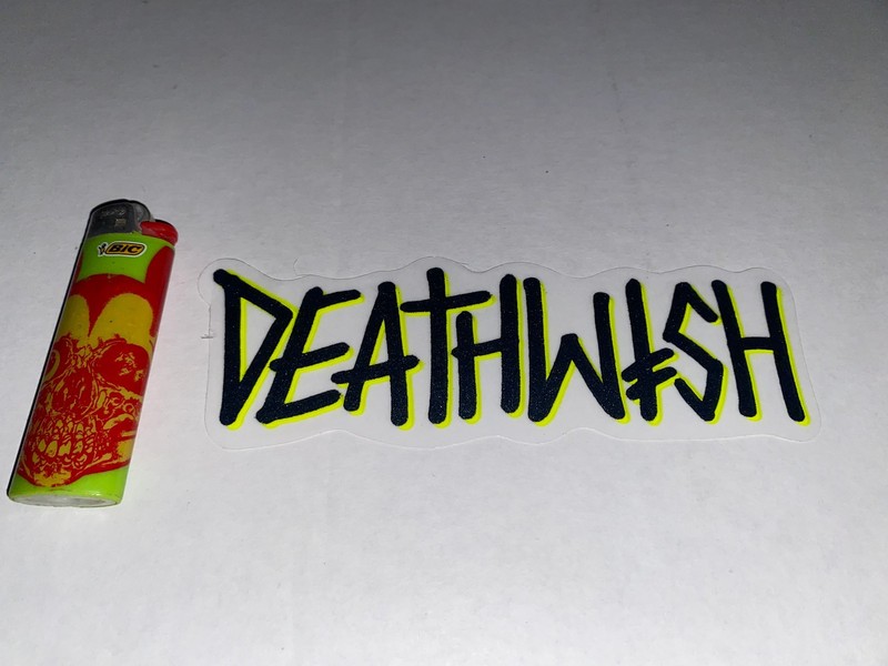 DEATHWISH SKATEBOARDS DEATHSPRAY SKATE STICKER TAYLOR KIRBY JAIME FOY PEDRO