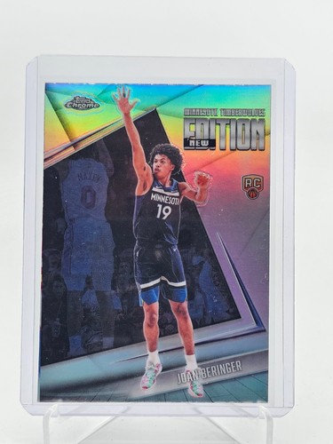JOAN BERINGER 2025-26 TOPPS CHROME UPDATE NEW EDITION REFRACTOR ROOKIE RC Q4441