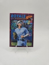 Jac Caglianone 2026 Topps Heritage Rookie Card Burgundy Sparkle #136
