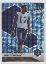 2021 Panini Mosaic Rookies Reactive Blue Mosaic Prizm Mike Strachan #397 04ys