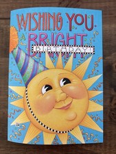 Mary Engelbreit Birthday Greeting Card &ldquo;Wishing You A Bright Birthday&rdquo;