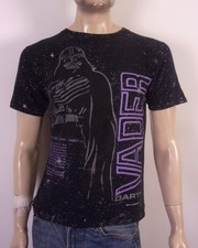 vintage 80s single stitch Disney Star Wars Darth Vader T-Shirt All Over Print S
