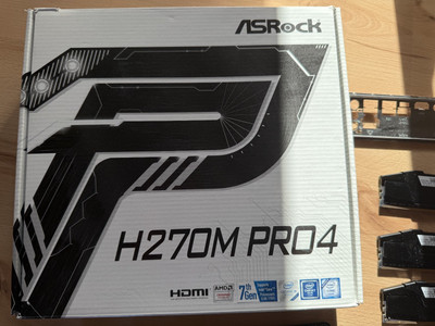 ASRock H270M Pro4 µATX Sockel 1151 + 48GB DDR4 RAM, Noctua Lüfter + Intel G4560T