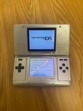 Nintendo DS Silver Handheld System - Fair Condition - TESTED AND WORKING! (#3)