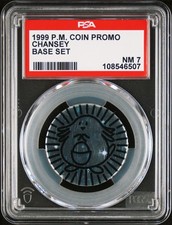 1999 Pokemon Coin Promo Chansey Base Set PSA Near Mint 7 Population 26