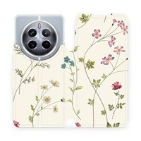 HandyhüLle Mit Klappe FüR Realme 12 Pro Mobiwear Case Flip Cover Etui Feldblumen