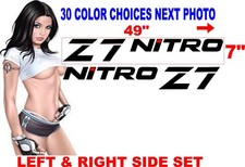 FITS NITRO Z7 Z 7 BOAT DECALS HULL REPLACEMENT