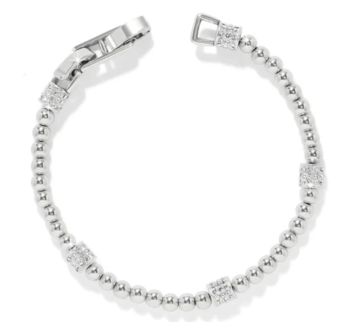 Brighton Meridian Petite Silver Crystal Bracelet NWT $98
