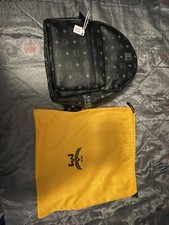 Black MCM Stark Bookbag