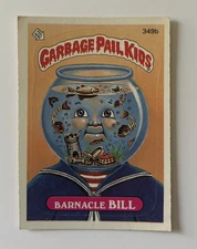 1987 Topps Garbage Pail Kids Series 9 #349b Barnacle Bill