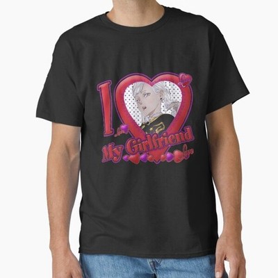 Anime Black Black Doodle I Love T Shirt Gift For Friends#3