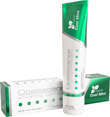 Teeth Whitening Toothpaste - Pack of 1 - Fluoride Oral Care - 4.7 Oz - Cool Mint
