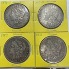 1878-S 1880-O 1887 1921 Morgan Dollar Lot of 4