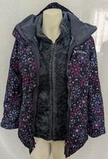 Columbia Girls' Interchange Jacket Waterproof Insulated Winter jacket Size 14/16