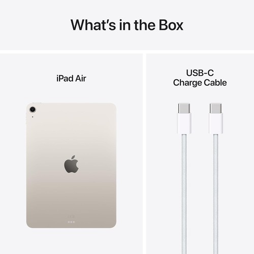 Apple iPad Air 11 pulgadas M3 (2025) 128 GB, Wi-Fi - Starlight - Nuevo - PVP £599 - Imagen 6 de 7