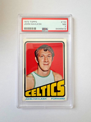 John Havlicek 1972 Topps PSA 7 NBA TOP 75 HOF HALL OF FAME BOSTON CELTICS LEGEND