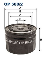 Filtron Op 580/2 ÖLfilter FüR Austin, Honda, Land Rover, Mg, Rover