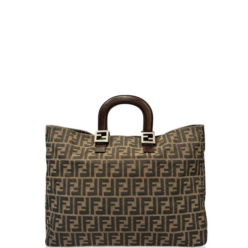 Fendi Handbag Brown Zucca (gj031226a3)