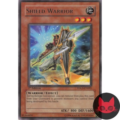 Yugioh Schildkrieger TDGS-DE005 Rare 1. Auflage NM