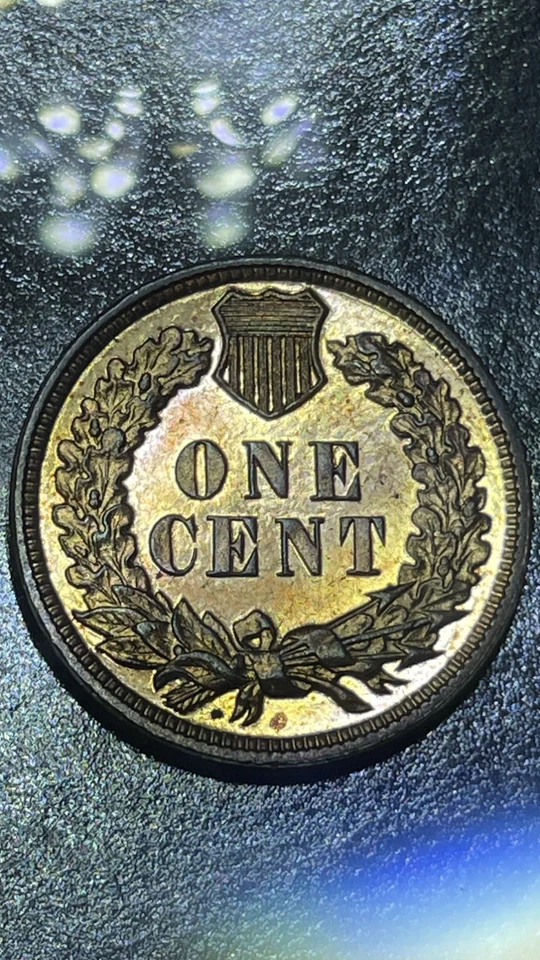 * 1894 CAMEO * +BLAZING MS+ RED GEM PROOF INDIAN HEAD PENNY * AMAZING PENNY - Image 2 of 4