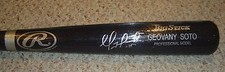 GEOVANY SOTO Autographed Signed Big Stick Baseball Bat Hobbs Hobby Hut COA