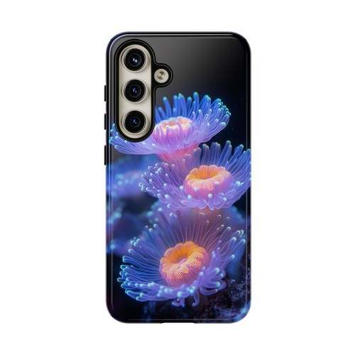 For iPhone | Samsung Galaxy | Pixel Phone Case - Bioluminescent Anemone Glow - 第 162/255 張圖片