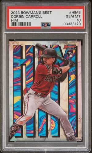 2023 Bowman's Best Corbin Carroll Him Rookie Card #HIM-3 PSA 10 Gem Mint