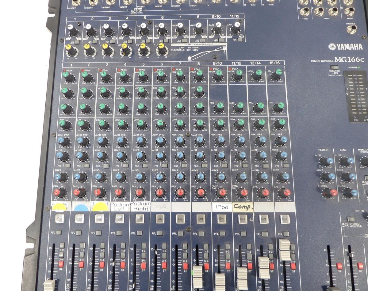 Yamaha MG166C 16-channel Mixer Mixing Console for sale Yamaha MG166C 16-channel Mixer Mixing Console for sale