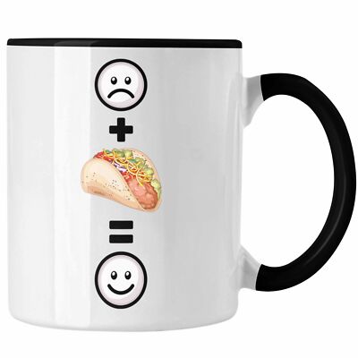 Trendation - Taco Tasse Geschenk für Taco-Liebhaber Lustige Geschenkidee :( + Ta