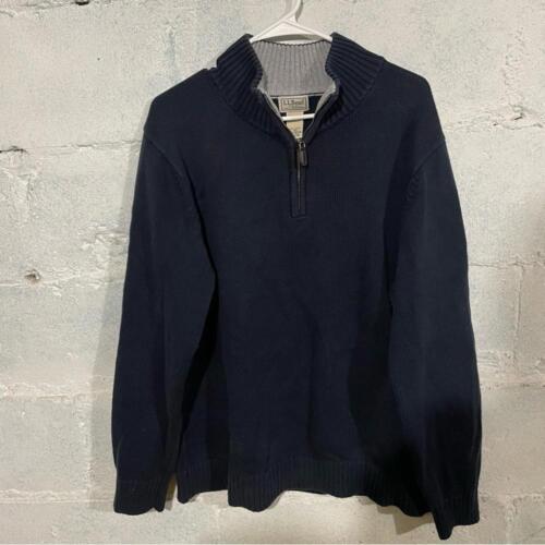 L.L. Bean Sweatshirt Herren Gr. Large blau grau